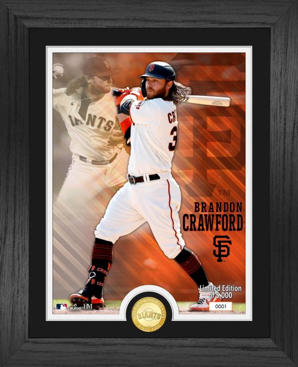 Highland Mint San Francisco Giants Brandon Crawford Bronze Coin Photo Mint