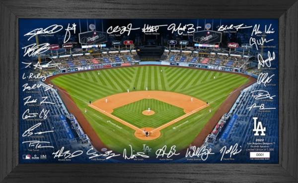 Highland Mint Los Angeles Dodgers Signature Framed Field Print