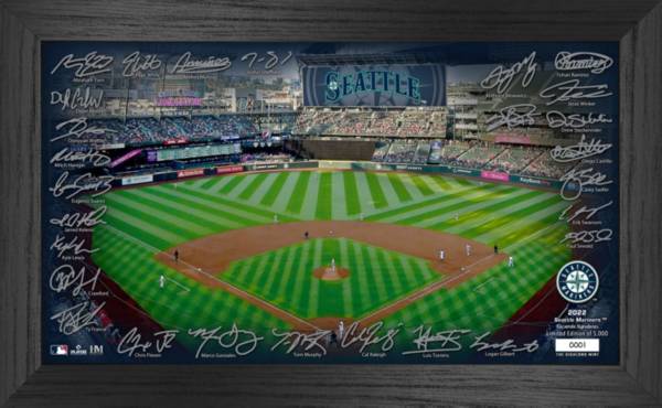 Highland Mint Seattle Mariners Signature Framed Field Print