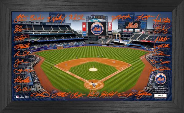 Highland Mint New York Mets Signature Framed Field Print