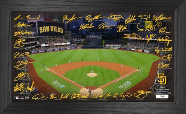 Highland Mint San Diego Padres Signature Framed Field Print