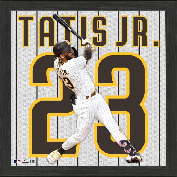 Highland Mint San Diego Padres Fernando Tatís Jr. Impact Jersey Framed Photo