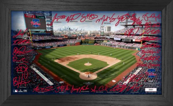 Highland Mint Philadelphia Phillies Signature Framed Field Print