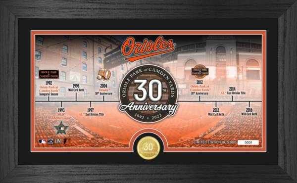 Highland Mint Baltimore Orioles Camden Yards 30th Anniversary Timeline Bronze Coin Photo Mint