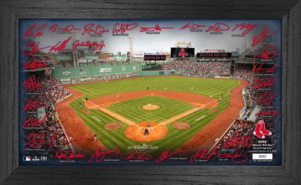 Highland Mint Boston Red Sox Signature Framed Field Print