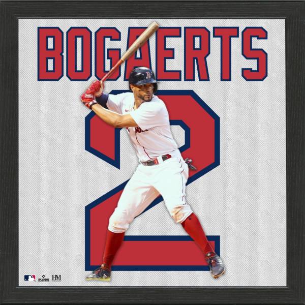 Highland Mint Boston Red Sox Xander Bogaerts Impact Jersey Framed Photo