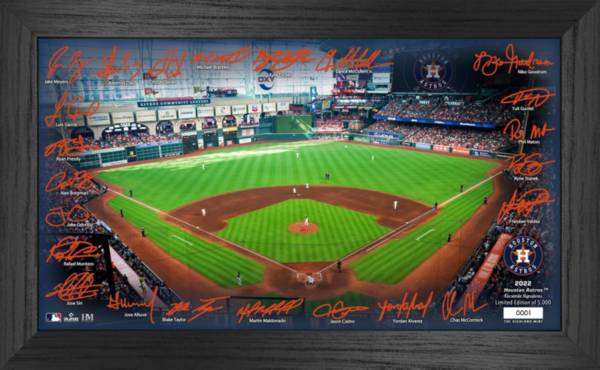 Highland Mint Houston Astros Signature Framed Field Print