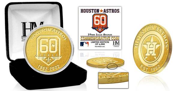 Highland Mint Houston Astros 60th Anniversary Bronze Mint Coin