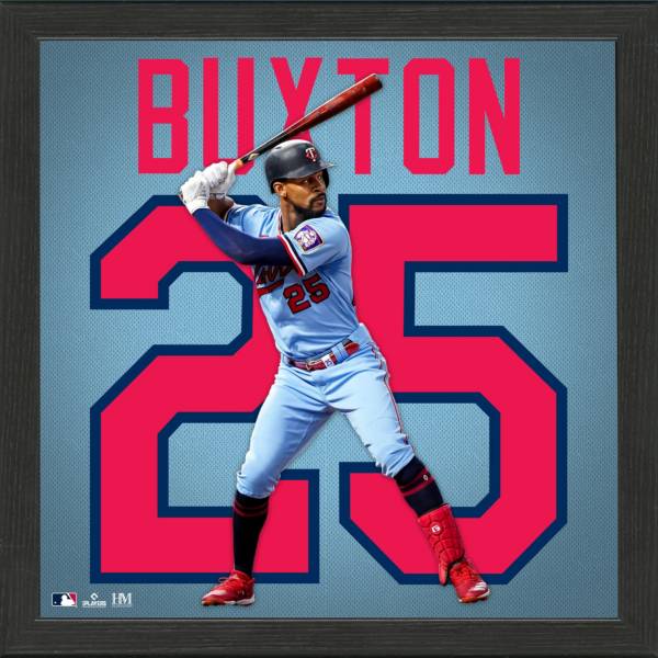 Highland Mint Minnesota Twins Byron Buxton Impact Jersey Framed Photo
