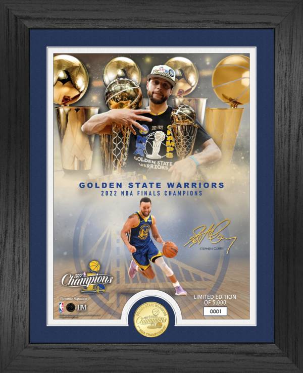 Highland Mint 2022 NBA Champions Golden State Warriors Stephen Curry Bronze Coin Photo Mint