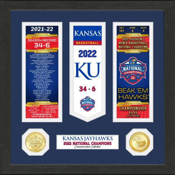 Highland Mint Kansas Jayhawks 2022 Men's Basketball National Champions Ticket Collection