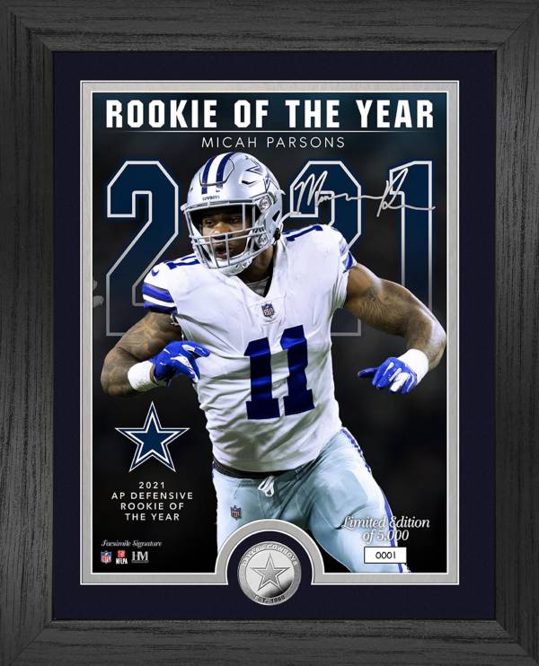 Highland Mint Dallas Cowboys Micah Parsons 2021 AP Defensive Rookie of the Year Silver Coin Photo Mint product image