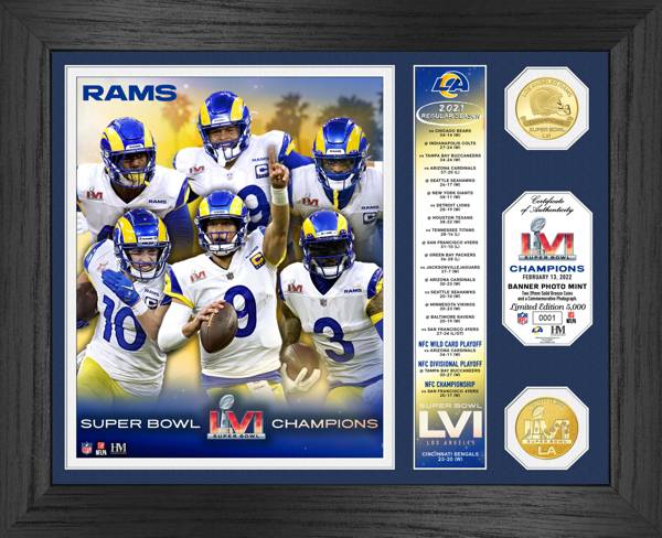 Highland Mint 2021 Super Bowl LVI Champions Los Angeles Rams Coin Photo Mint product image