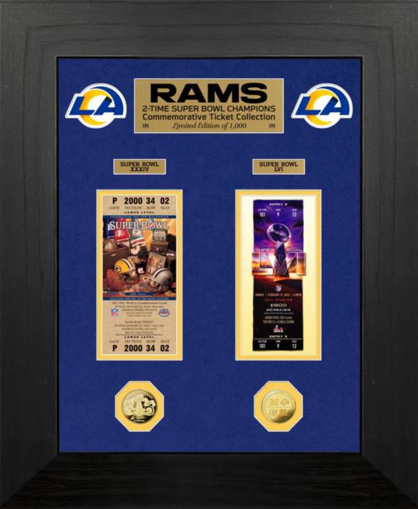 Highland Mint 2021 Super Bowl LVI Champions Los Angeles Rams Deluxe Ticket and Game Coin Collection product image