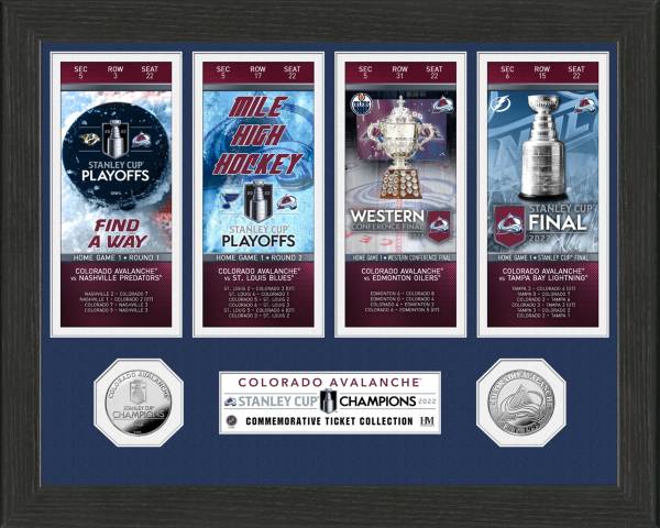 Highland Mint 2022 Stanley Cup Champions Colorado Avalanche Ticket and Coin Collection product image