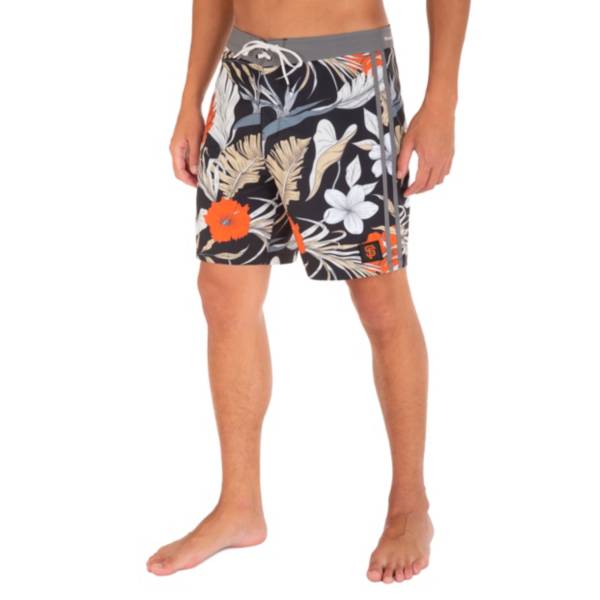 Hurley x '47 Men's San Francisco Giants Black 20" Phantom Board Shorts