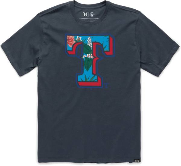 Hurley x '47 Men's Texas Rangers Navy T-Shirt product image