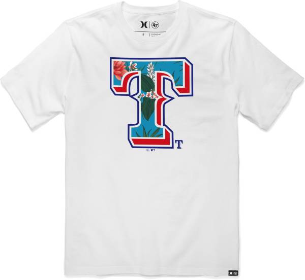 Hurley x '47 Men's Texas Rangers White T-Shirt