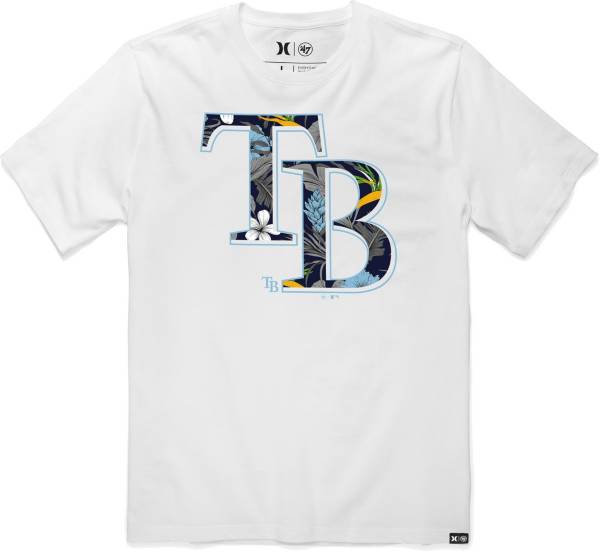 Hurley x '47 Men's Tampa Bay Rays White T-Shirt