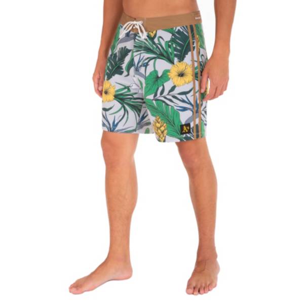 Hurley x '47 Men's Oakland Athletics Grey 20" Phantom Board Shorts