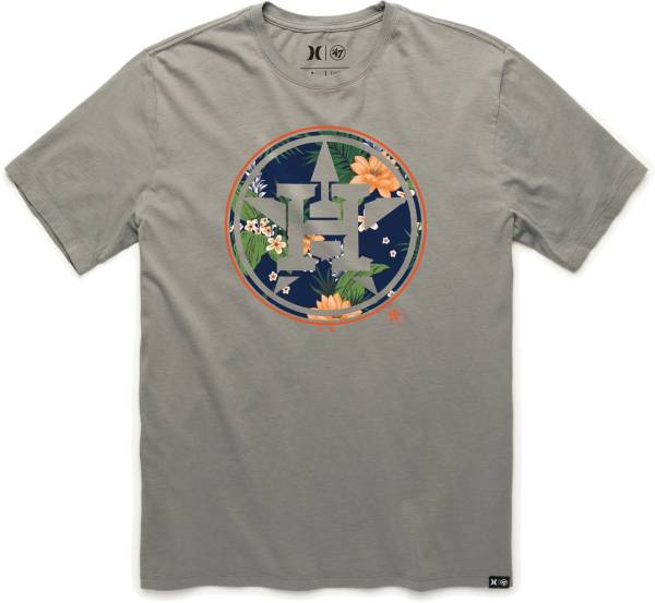 Hurley x '47 Men's Houston Astros Grey T-Shirt product image