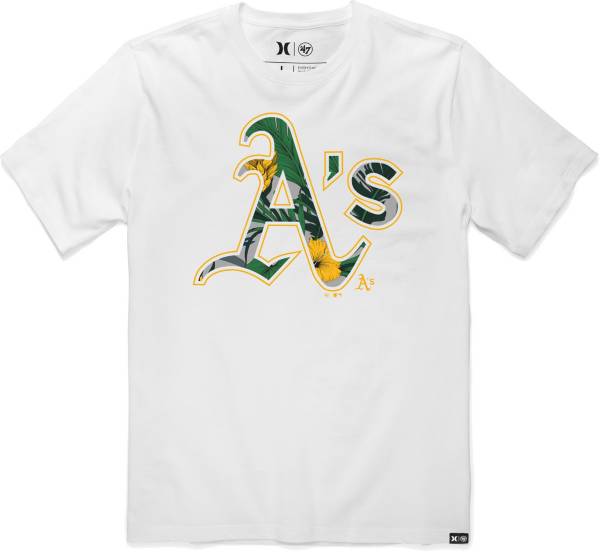 Hurley x '47 Men's Oakland Athletics White T-Shirt