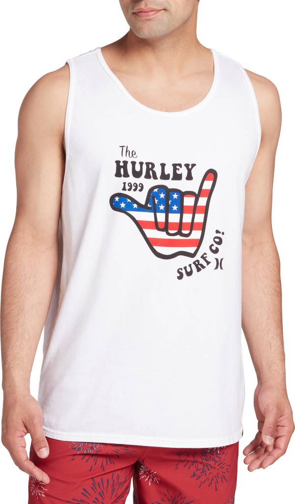 Hurley Men's Everyday Washed Shaka Stripes Tank