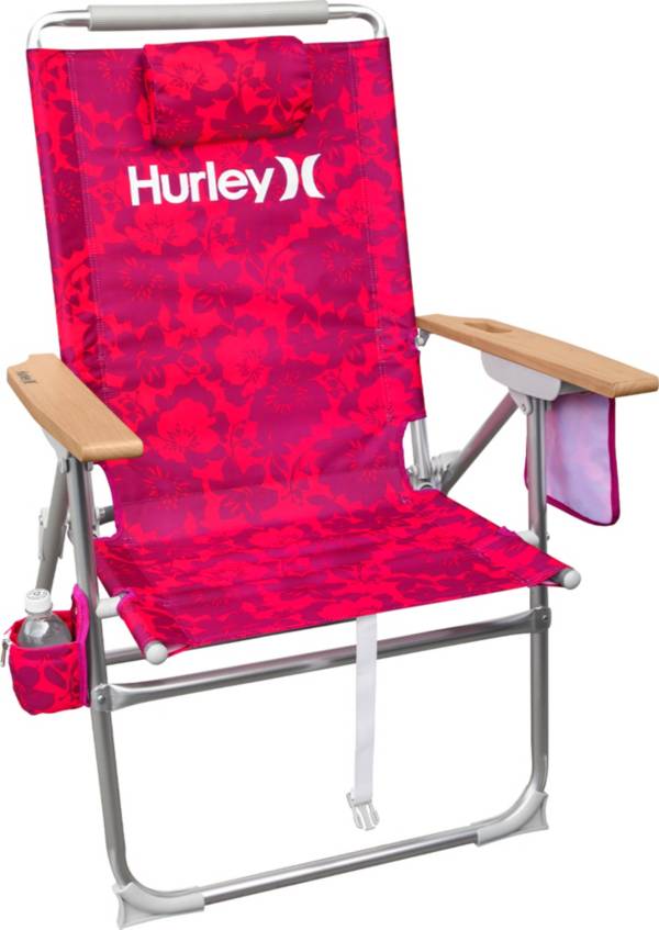 Hurley Hi-Boy Wood Arm Beach Chair