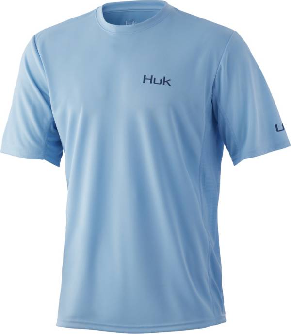 Huk Men's Icon Carolina Blue Small Short Sleeve Shirt for sale online 