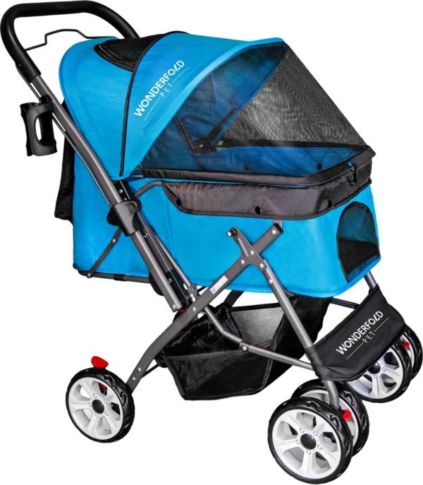 WonderFold P1 Folding Pet Stroller with Reversible Handlebar