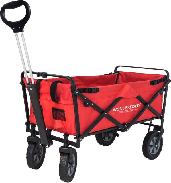 Wonderfold Outdoor S1 Utility Collapsible Folding Wagon with Self-Stand