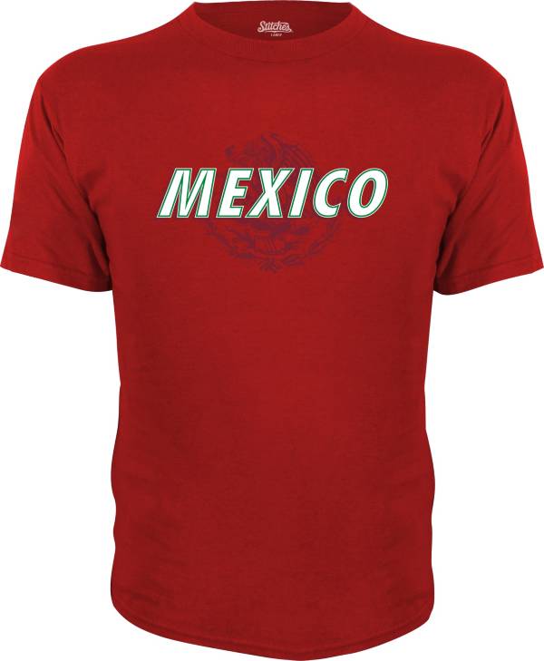 DYNASTY APPAREL Youth Mexico Wordmark Red T-Shirt