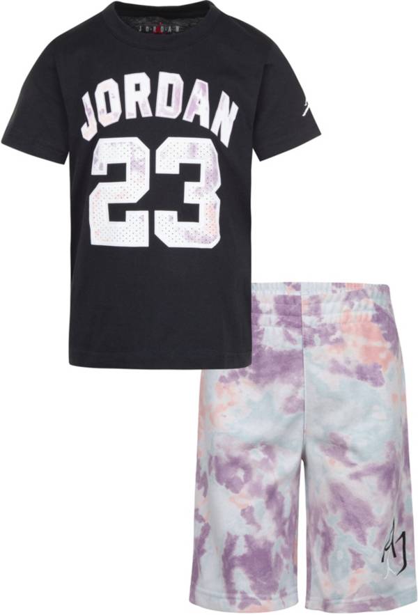 Jordan Little Boys' Freeze-Out 23 T-Shirt And Shorts Set