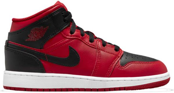 Jordan Kids' Grade School Jordan 1 Mid Basketball Shoes