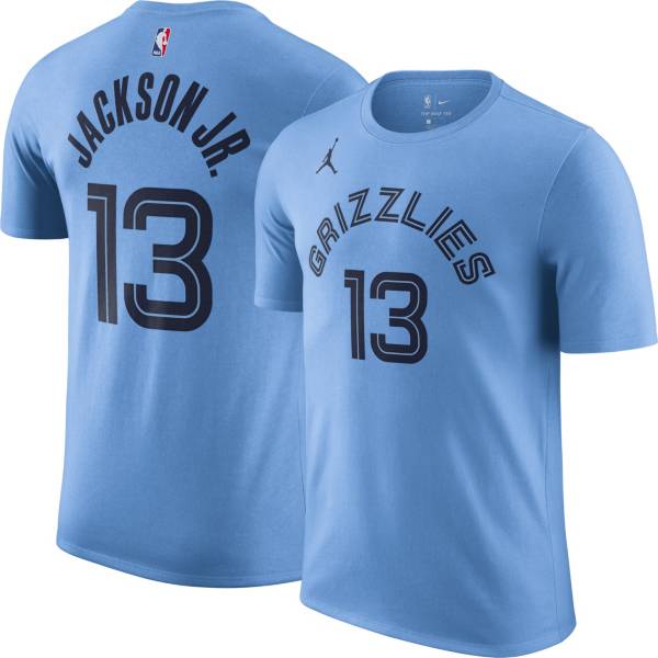 Jordan Men's Memphis Grizzlies Jaren Jackson Jr. #13 Blue T-Shirt