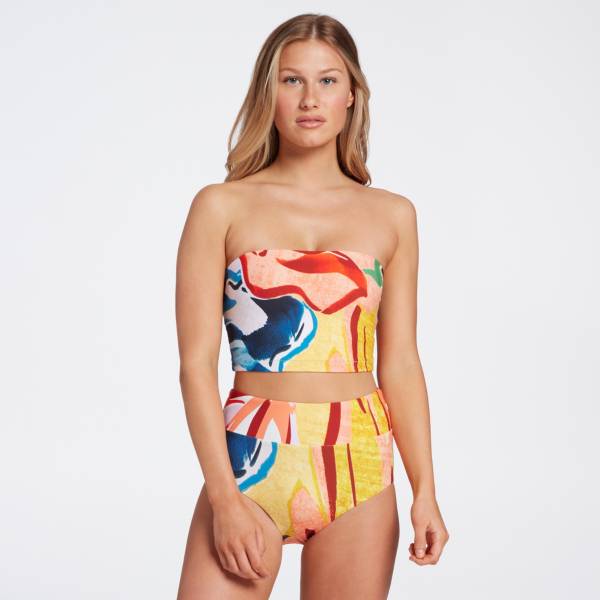 CALIA Women's Cami Long Line Swim Top