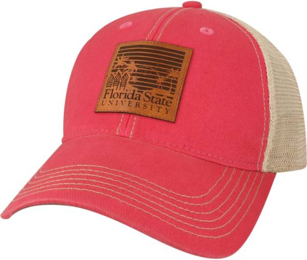 League-Legacy Men's Florida State Seminoles Salmon Adjustable Trucker Hat