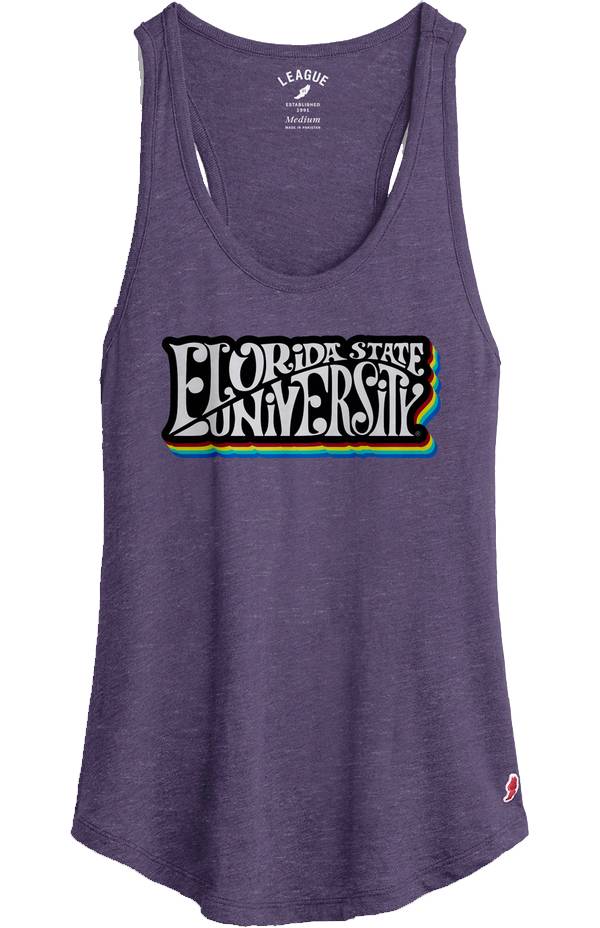 League-Legacy Women's Florida State Seminoles Purple Pocket Tank Top