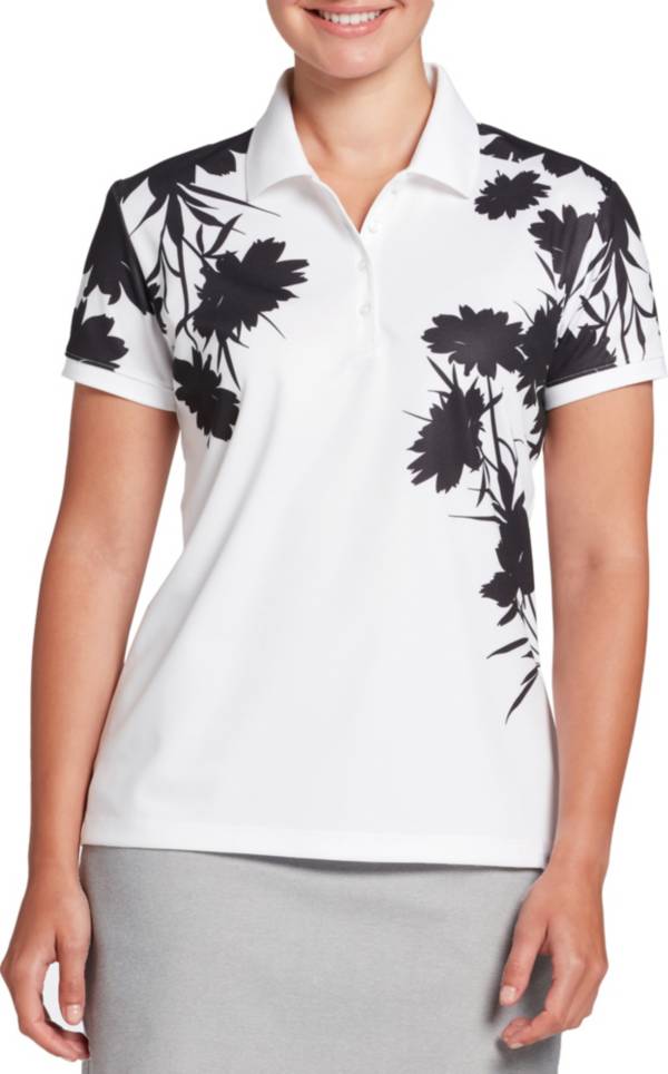 Lady Hagen Women's Floral Short Sleeve Golf Polo product image