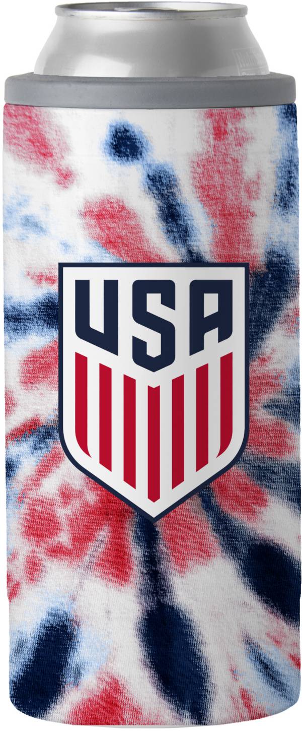 Logo USA Soccer Tie-Dye 12oz. Slim Can Coozie