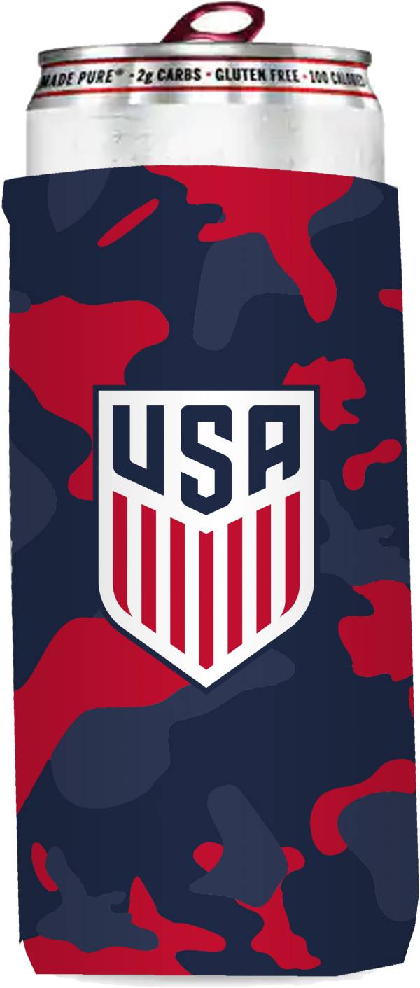 Logo USA Soccer Camo Slim Can Coozie product image