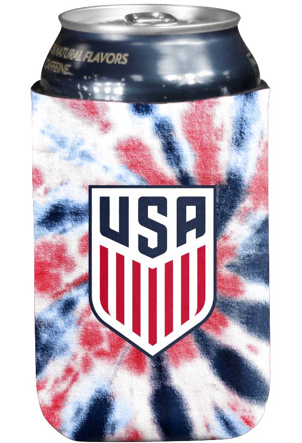 Logo USA Soccer Tie-Dye Flat Can Coozie product image