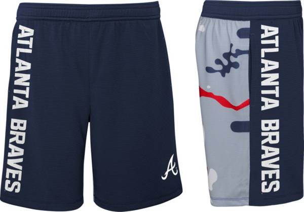 MLB Team Apparel Youth Atlanta Braves Camo Shorts