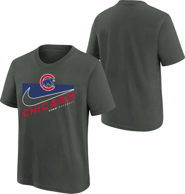 MLB Little Kids' Chicago Cubs Dark Gray Short Sleeve T-Shirt