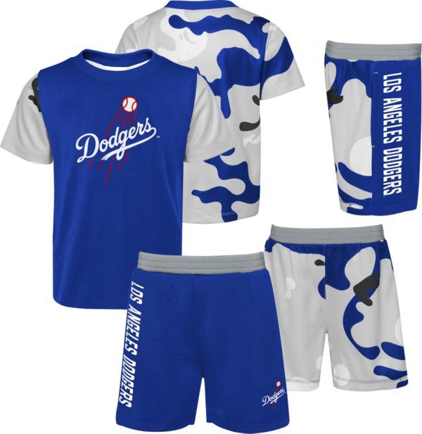 MLB Team Apparel Youth Los Angeles Dodgers Blue 2-Piece Set