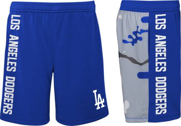 MLB Team Apparel Youth Los Angeles Dodgers Camo Shorts