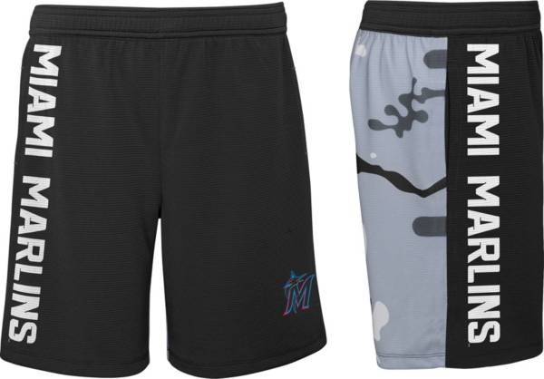MLB Team Apparel Youth Miami Marlins Camo Shorts