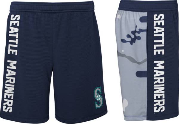 MLB Team Apparel Youth Seattle Mariners Camo Shorts