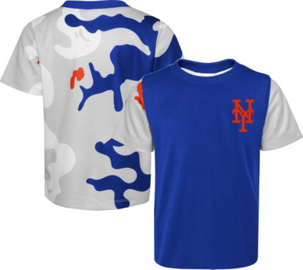 MLB Team Apparel Youth New York Mets Blue Practice T-Shirt