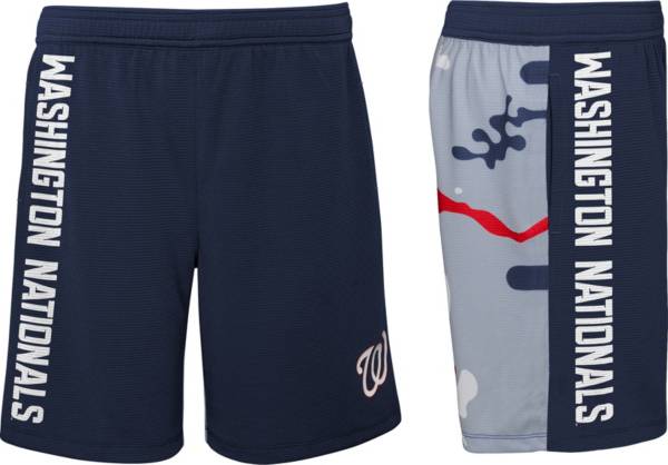 MLB Team Apparel Youth Washington Nationals Camo Shorts